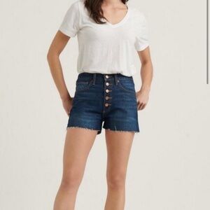 Lucky Brand | High Rise ‘Lucky Pins’ Jean Shorts